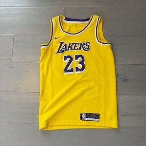 AUTHENTIC LAKERS JERSEY WORN ONCE